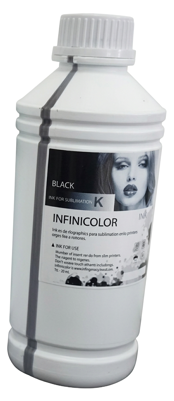 V1004 Tinta para sublimación color negro para empresas en Colombia | VENDEX Tinta para sublimación color negro al por mayor en Bogotá para publicidad BTL - VENDEX